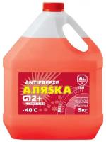 Антифриз Аляска Long Life G12+ красный -40°С 5 кг