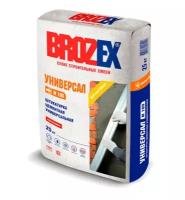 Штукатурка цементная Brozex М100 Универсал для наружных и внутренних работ 25 кг, шт