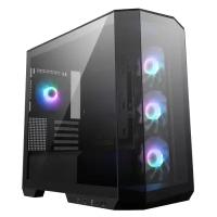 Корпус MAG Pano M100R PZ, Micro-ATX, 1xUSB 3.2 Gen 1, 1xUSB 3.2 Gen2 Type-C, 4x120mm ARGB Fan, ARGB+PWM Control Board, TG