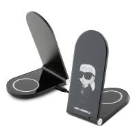 Karl Lagerfeld Беспроводное СЗУ MagSafe Wireless Desk Foldable charger 15W NFT Karl Ikonik Black