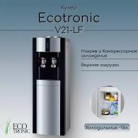 Кулер Экочип V21-LF black+silver с холодильником