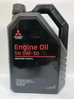 Моторное синтетическое масло Mitsubishi Engine Oil 0W-30, 4 л, артикул MZ 321033