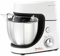 Кухонная машина Moulinex QA5101110 Masterchef Gourmet, 1100 Вт, белый/серебристый/черный