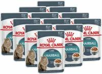 Royal Canin Нairball Control для выведения шерсти 1уп.×12шт.×85гр. (кусочки в соусе)