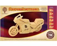Сборная деревянная модель Гоночный мотоцикл