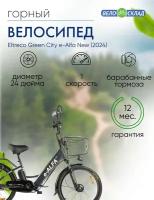 Электровелосипед Eltreco Green City e-Alfa New, год 2024, цвет Серебристый-Черный