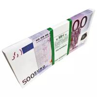 Подарки Забавная пачка денег "500 евро"