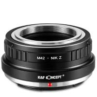 Адаптер K&F Concept для объектива M42 на Nikon Z