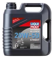 LIQUI MOLY Motorbike 4T HD Synth Street 20W-50 (4л) 3817