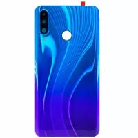 Задняя крышка для Huawei Honor 20S (синяя) Премиум