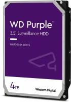 Жесткий диск WD SATA-III 4Tb WD40PURZ Surveillance Purple 5400rpm 64Mb 3.5"