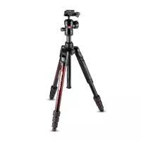 Штатив Manfrotto MKBFRTA4RD-BH Befree Advanced Travel Twist и шаровая головка для фотокамеры (красный)