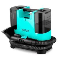 Kitfort Пылесос Kitfort КТ-5162-2, моющий, 400 Вт, 1.3/0.5 л, чёрно-зелёный