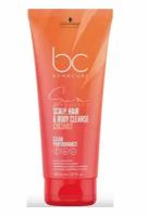 Schwarzkopf Bonacure Clean Sun Protect Shampoo Hair and Body - Шампунь для кожи головы, волос и тела 3-в-1 200 мл