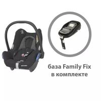 Автокресло и база 0+ Maxi-Cosi Cabrio fix Essential Black