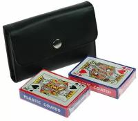 Подарочный набор "Покер": 2 колоды карт 15*12*3 см