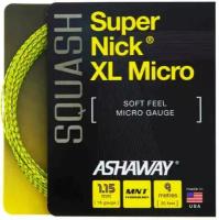 Струна для сквоша Ashaway 9m SuperNick XL Micro Yellow/Red A10992, 1.15