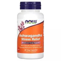 Индийский женьшень Now Foods Stress Relief, 60 капсул