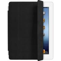 Чехол-обложка кожаная Apple iPad 2/3/4 Smart Cover Leather Black (Чёрный) MD301ZM/A