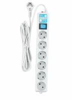 Сетевой фильтр Power Cube SPL(5+1)-16B-P-3M White