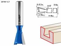 Зубр 12.7x13 мм, угол 12°, фреза пазовая фасонная "ласточкин хвост"