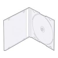 VS Бокс для CD/DVD дисков Slim Box, 5 шт, VS, прозрачный, CDB-sl-T5