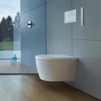 Duravit Duravit ME by Starck Унитаз подвесной Rimless 37.5х57.4см, с сиденье SensoWash® Starck f Plus, цвет: белый