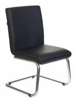 Кресло CH-250-V черный эко.кожа полозья металл хром CH-250-V/BLACK