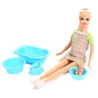 Кукла DEFA Lucy Беременная, тип Модель, с малышом, с аксессуарами, в коробке, 8350 (228996)