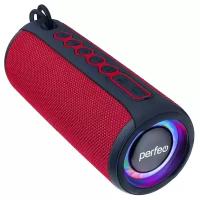 Портативная колонка Perfeo Telamon "Red" (40 Вт, Bluetooth, microSD, aux 3.5mm, USB, FM, подсветка, микрофон)