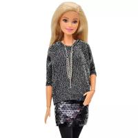 Barbie Elenpriv Одежда для кукол Барби - Набор одежды - Пуловер, юбка, колготы