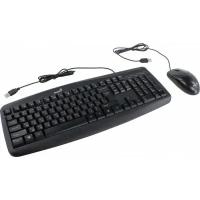 Клавиатура + мышь Genius KM-200 wired kombo / Optical mice, 3 buttons, 1000 DPI / Compatible with Windows® 7, 8, 8.1, 10 / Mac. OS X 10.8 or later / C