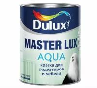 Краска DULUX Master Lux Aqua для радиаторов и мебели глянцевая BW 1 л