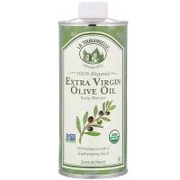 100% органическое оливковое нерафинированное масло первого холодного отжима 750 мл (25 4 жидк. унции)
