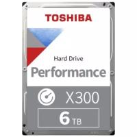 Жесткий диск TOSHIBA 6Tb 3.5" SATA-III, 256Mb, 7200rpm X300 HDWR460UZSVA