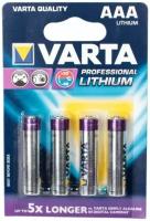 Батарейка VARTA PROFESSIONAL LITHIUM, 1.5 В, FR6 BL4