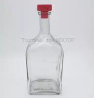 Бутылка стеклянная "Штоф", 1,2л (1200мл)