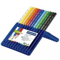 Набор треугольных цветных карандашей STAEDTLER Ergosoft jumbo, 12 цветов