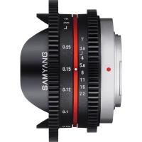 Объектив Samyang 7.5mm T3.8 UMC VDSLR Fisheye для Micro 4/3 Silver