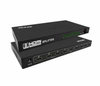 Переходник 4Kх2К HDMI Splitter 1x8 разветвитель, черный