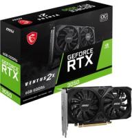 Видеокарта MSI PCI-E 4.0 RTX 3050 VENTUS 2X 6G OC NVIDIA GeForce RTX 3050 6Gb 128bit GDDR6 1807/14000 HDMIx1 DPx3 HDCP Ret