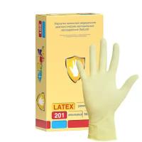 Перчатки латексные смотровые неопудренные Safe&Care XL201 (50 пар, XL)