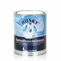 Краска интерьерная акриловая husky -20 super paint interior База С матовая 0,8л