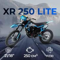 Мотоцикл Кросс Motoland XR 250 LITE синий (172FMM)