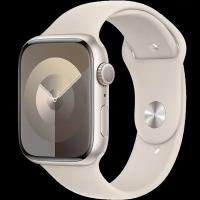 Apple Умные часы Apple Watch Series 9, 41 мм, Sport Band, Starlight, size L