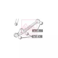Подвеска, рычаг независимой подвески колеса, ASVA 0701-036 (1 шт.)