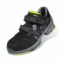 Средства индивидуальной защиты UVEX Arbeitsschutz 85428 - Unisex - Adult - Safety sandals - Black - Lime - ESD - S1 - SRC - Hook-and-loop closure