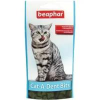 Beaphar Подушечки для чистки зубов у кошек (Cat-a-Dent Bits), 75 шт. 0.035 кг