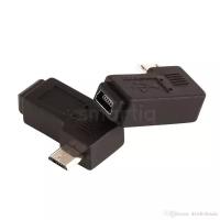 Переходник Noname Mini 5pin USB-Mini 5pin USB угловой (Черный)