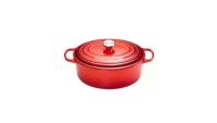 Утятница 4,7л,29см Le Creuset вишнёвый,чугун,для индукции,духовки (Cerise)